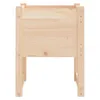 The Living Store Pflanzkübel 40x40x52,5 cm Massivholz Produktbild-Vorschau 4