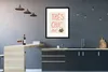 MuchoWow® Gerahmtes Poster Tres Chic - Zitat - Lippen - Produktbild-Vorschau 5