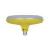 Gelbe Glühbirne mit geflochtenem Kabel Ufo E27 15W Produktbild-Vorschau 7
