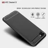 HTC Desire 12 Hülle Silikon Blau Carbon Optik Case TPU Produktbild-Vorschau 4
