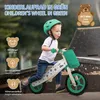 Joyz Laufrad aus Holz, Grün, Lauflernrad für Kinder ab 2 Produktbild-Vorschau 2