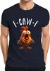 F-CAW-F Divertente T-shirt da uomo con cartone animato Anteprima dell’immagine prodotto 1