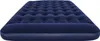 A dark blue inflatable mattress is shown from a slightly elevated side angle against a white background. Náhled obrázku produktu