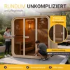 Artsauna Cube Fasssauna Fjora L für 6 Personen, mit 9kW Produktbild-Vorschau 6