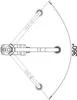 BLANCO Tradon, Chrom, 360°, LGA, DVGW, 27,5 cm, 3,5 cm Produktbild-Vorschau 3