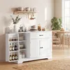 HOMCOM Credenza con cassetti e ripiani regolabili per il Anteprima dell’immagine prodotto 2