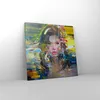 Bild auf Leinwand - Leinwandbild - frau modern - 60x60cm - Produktbild-Vorschau 4