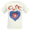 The Cure T-Shirt Herren Heart weiß Band-Merch, Bands 100% Produktbild-Vorschau 1