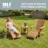 Liegesessel Adirondack Montreal Teak Podgląd zdjęcia produktu 11