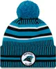 NFL Carolina Panthers Sideline 2019 Bobble Wollmütze cuffed Produktbild-Vorschau 3