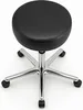 VERSEE Drehhocker Echtleder Schwarz – 46–62 cm Produktbild-Vorschau 3