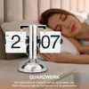 Retro Flip Clock Tischuhr mit Quarzwerk, mechanische Produktbild-Vorschau 2