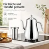 Edelstahl Wasserkessel 1,55 L, Schwanenhals-Auslauf, mit Produktbild-Vorschau 4