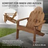ECD Germany Adirondack židle sada 2 kusů z masivního Náhled obrázku produktu 4