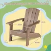 Krzesło COSTWAY Adirondack, odporne na warunki Podgląd zdjęcia produktu 3