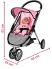 MalPlay Puppenwagen Princess Kinderwagen zusammenklappbar Produktbild-Vorschau 10