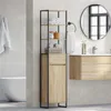 Szafka łazienkowa vidaXL, styl Sonoma, 40 x 30 x 180 cm, Podgląd zdjęcia produktu 4