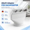 Schmaler 150mm Dachfenster Klimaanlage Adapter DN150 Produktbild-Vorschau 4
