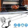 Fiqops set di spiedi per girarrosto in acciaio inox 117cm Anteprima dell’immagine prodotto 1