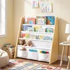 SONGMICS Kinderregal Bücherregal mit 4 Ebenen Sicher und Produktbild-Vorschau 1
