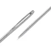 A close-up shot of two sewing needles on a white background. Produktbild-Vorschau