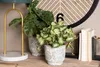 Clayre & Eef Blumentopf Ø 15x14 cm Grün Beige Keramik Produktbild-Vorschau 4