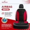 CarComfort Sitzaufleger Novara rot, 13446 Produktbild-Vorschau 11