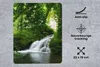 MuchoWow® Mauspad Mousepad Wasserfall - Natur - Grün 19x23 Produktbild-Vorschau 2