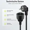 Verlängerungskabel Schutzkontakt, 3 m, Schwarz Produktbild-Vorschau 13
