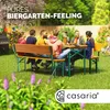 CASARIA® 2er Set Bierzeltgarnitur mit Lehne 170 cm Klappbar Produktbild-Vorschau 5