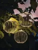 Boule LED "Shine" en métal, argentée, avec env. 384 LED, Voir les images du produit 2
