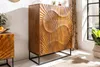 Massives Highboard SCORPION 120cm braun Mangoholz Sideboard Produktbild-Vorschau 16