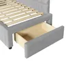 Letto imbottito MODFU 90x200, modello ad angolo a forma di Anteprima dell’immagine prodotto 5