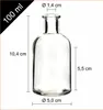 gouveo 12er Set Glasflaschen 100 ml Apotheker rund mit Produktbild-Vorschau 4