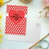Mr. & Mrs. Panda Postkarte Grillmeisterin - Geschenk, Herz Produktbild-Vorschau 3