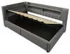 Łóżko tapicerowane, 90 x 200 cm, szare, idealne jako sofa, Podgląd zdjęcia produktu 12