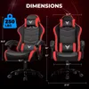 GTPLAYER Herná stolička Kancelárska stolička Ergonomická Náhľad obrázku produktu 4