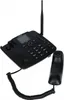 A black landline phone with a handset and antenna, isolated on a white background. Produktbild-Vorschau