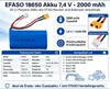 Akku 7,4V / 2000 mAh / LiPo / XT30 /  Huina 1580, 1583, Produktbild-Vorschau 3