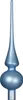 Christbaumspitze Glas 26cm - Eisblau matt Produktbild-Vorschau 1