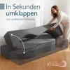 Beautissu Gästesofa Leova 200x90x30cm Anthrazit Produktbild-Vorschau 4