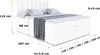 ALTDECOR Boxspringbett mit 2 Matratzen und Topper - 120x200 Produktbild-Vorschau 7