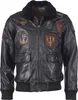 Top Gun Lederjacke TGJ1001 Herren black XL Produktbild-Vorschau 1