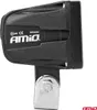 Side view of a black work light with a metal mounting bracket. Produktbild-Vorschau