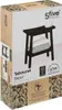 5five Simply Smart | Hocker - Scandi - Schwarz - Mit Ablage Produktbild-Vorschau 3