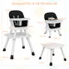 COSTWAY 6-in-1 Babyhochstuhl, Kinderhochstuhl mit Produktbild-Vorschau 3