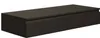 A dark brown floating desk with two drawers. Produktbild-Vorschau