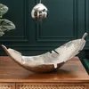 riess-ambiente Design Deko Schale SILVER LEAF 65cm silber Produktbild-Vorschau 1