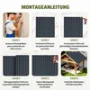 22 ks profilových desek 13 m² vlnitých desek PVC střešní Náhled obrázku produktu 8
