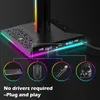 Kopfhörer Ständer RGB, LED Kopfhörerhalter mit 10 Produktbild-Vorschau 4